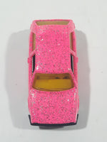 1992 Hot Wheels Volkswagen Golf Hot Pink Glitter Die Cast Toy Car Vehicle