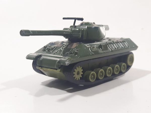 Vintage Yatming No. 1011 M36 Jackson Tank Army Green Die Cast Toy Car Vehicle