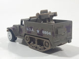 Vintage Zee Toys Zylmex Armored Half Truck T431 U.S.A. 8804 8A-43 Troop Carrier Dark Green Die Cast Toy Car Military Vehicle