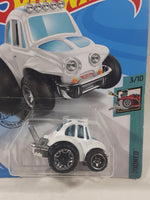 2020 Hot Wheels Tooned '70 Volkswagen Baja Bug White Die Cast Toy Car Vehicle New in Package NOT SEALED