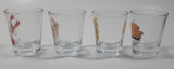 Friends Television Series 2 3/8" Tall Shooter Shot Glass Set of 4