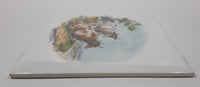Vintage Cattle Cow Themed 6" x 6" Ceramic Tile Trivet