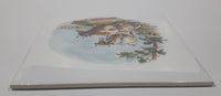 Vintage Cattle Cow Themed 6" x 6" Ceramic Tile Trivet