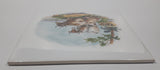 Vintage Cattle Cow Themed 6" x 6" Ceramic Tile Trivet