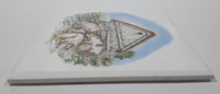 Vintage Mud Covered Pigs and Barn Themed 6" x 6" Ceramic Tile Trivet