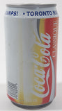 Coca Cola Classic Toronto Maple Leafs 1993 Norris Division Champs! 4 3/4" Tall Aluminum Metal Soda Pop Can NEVER OPENED