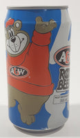Vintage A & W Root Bear with Root Bear Mascot 4 3/4" Tall Aluminum Metal Soda Pop Can NEVER OPENED