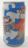 Vintage A & W Root Bear with Root Bear Mascot 4 3/4" Tall Aluminum Metal Soda Pop Can NEVER OPENED