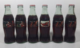 1996 Coca-Cola 1966 Season's Greetings Santa Claus Christmas 6-Pack of Full Never Opened 8 oz. Glass Bottles with Paper Carrier