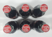 1996 Coca-Cola 1966 Season's Greetings Santa Claus Christmas 6-Pack of Full Never Opened 8 oz. Glass Bottles with Paper Carrier