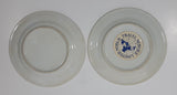Set of Vintage World Travel Service Limited Thailand 6" Plates with Man and Woman Photos On Them
