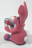 Vintage Pink Energizer Batteries Bunny Flashlight Activated Sensor Drumming Figure