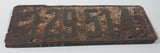 Antique 1937 North Dakota Metal Vehicle License Plate Tag 129 514