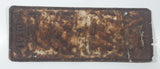 Antique 1937 North Dakota Metal Vehicle License Plate Tag 129 514