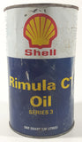 Vintage Shell Rimula CT Oil Series 3 One Quart 1.14 Litres Metal Can