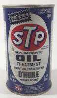 Vintage STP New Improved Oil Treatment Engine Protection 15 Imp. Flu, Ozs 0.426 Liters 5" Tall Metal Can