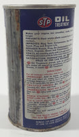 Vintage STP New Improved Oil Treatment Engine Protection 15 Imp. Flu, Ozs 0.426 Liters 5" Tall Metal Can