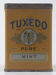 Vintage Tuxedo Pure Mint Yellow 3 1/4" Tall Tin Metal Spice Container