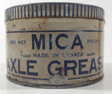 ﻿Antique Imperial Oil Mica Axle Grease One Pound 4" Metal Can Made in Canada