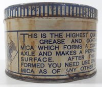 ﻿Antique Imperial Oil Mica Axle Grease One Pound 4" Metal Can Made in Canada