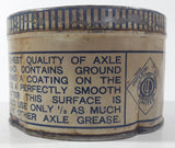 ﻿Antique Imperial Oil Mica Axle Grease One Pound 4" Metal Can Made in Canada