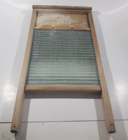 Antique Chief Brand Wood Framed Glass Washboard 12 1/4" x 24"