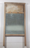 Antique Chief Brand Wood Framed Glass Washboard 12 1/4" x 24"