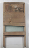 Antique Chief Brand Wood Framed Glass Washboard 12 1/4" x 24"