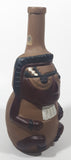 Pisco Ocucaje Spirits Peruvian Deity Shaped 9 1/2" Tall Brown Glass Beer Bottle