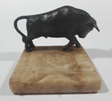 Rare Vintage Heavy Metal Bull Themed Marble Ash Tray