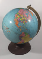 Vintage 1950s Replogle 12" Reference Globe with Metal Base