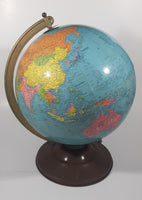 Vintage 1950s Replogle 12" Reference Globe with Metal Base