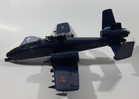 Vintage 1984 Hasbro G.I. Joe Z06 Rattler Wild Weasel 17" Long Dark Blue Plastic Air Plane