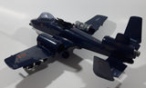 Vintage 1984 Hasbro G.I. Joe Z06 Rattler Wild Weasel 17" Long Dark Blue Plastic Air Plane