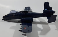 Vintage 1984 Hasbro G.I. Joe Z06 Rattler Wild Weasel 17" Long Dark Blue Plastic Air Plane