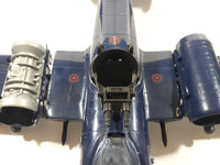 Vintage 1984 Hasbro G.I. Joe Z06 Rattler Wild Weasel 17" Long Dark Blue Plastic Air Plane