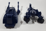 Vintage 1984 Hasbro G.I. Joe Cobra Double Gun Cannon 7" Long Dark Blue Plastic Vehicle