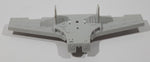 Vintage 1984 Hasbro G.I. Joe Cobra Claw C.L.A.W. Glider Plane 6" Wide Light Grey Plastic Toy Part M-3576 2
