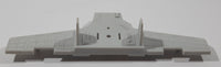Vintage 1984 Hasbro G.I. Joe Cobra Claw C.L.A.W. Glider Plane 6" Wide Light Grey Plastic Toy Part M-3576 2