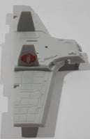 Vintage 1984 Hasbro G.I. Joe Cobra Claw C.L.A.W. Glider Plane 6" Wide Light Grey Plastic Toy Part M-3576 2