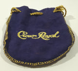 Crown Royal Purple and Gold Draw String Bag Pouch