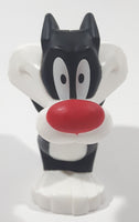 2020 McDonald's Looney Tunes Sylvester The Cat with Wood Mallet Sledgehammer 2 3/4" Tall Plastic Toy Figure