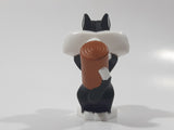 2020 McDonald's Looney Tunes Sylvester The Cat with Wood Mallet Sledgehammer 2 3/4" Tall Plastic Toy Figure