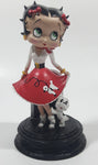 NJ Croce Betty Boop with Pudgy Dog and Red Jukebox 5 5/8" Tall Resin Figurine