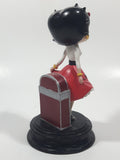 NJ Croce Betty Boop with Pudgy Dog and Red Jukebox 5 5/8" Tall Resin Figurine