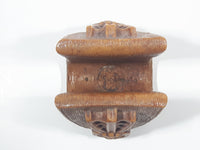 Vintage Coco Joe's Hawaii Tiki God 4" Tall Hapa Wood Napkin Holder