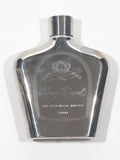 2000 Crown Royal Whisky "The Legendary Import" 6 Oz 4 3/4" Tall Stainless Steel Pocket Flask