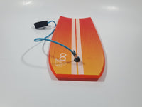 Battat Our Generation Gabe Surf Board Skimboard Orange with White Stripes Miniature 4 3/4" x 9 3/4" Toy For 18" Doll