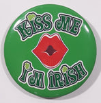 Kiss Me I'm Irish 1 1/2" Round Button Pin