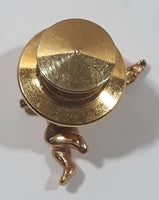 Angel Themed 1/2" x 5/8" Gold Tone Metal Pin